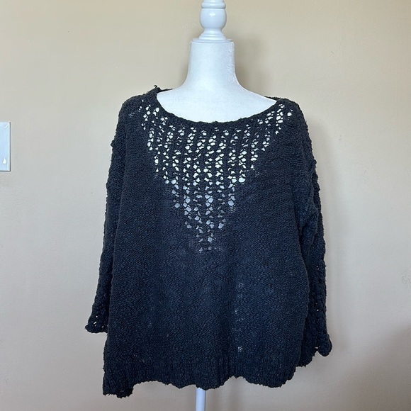 Free People Oversized Knotted Sweater - Picture 1 of 4